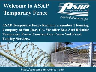 Fence Rental San Jose