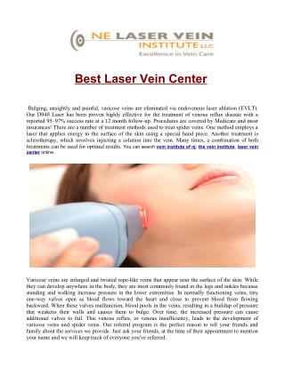 laser vein center