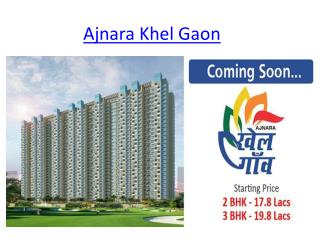 Ajnara New Project |Ajnara Khel Gaon |Ajnara Group