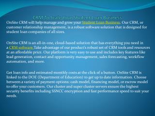 CRM To Scale Your Student Loan Business