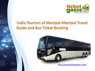 India tourism of manipal_Bus Tickets