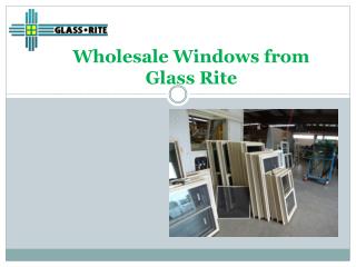 Wholesale windows in Santa Fe