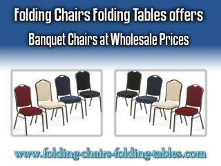 Folding Chairs Folding Tables offers Banquet Chairs at Wholesale Prices