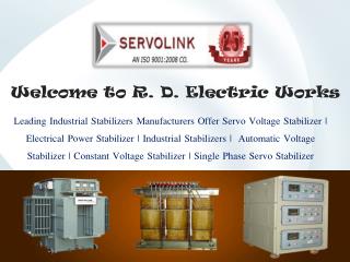 Servo Voltage Stabilizer in Delhi