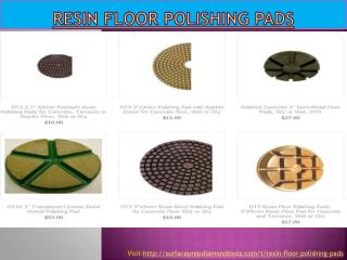 Resin Floor Polishing Pads