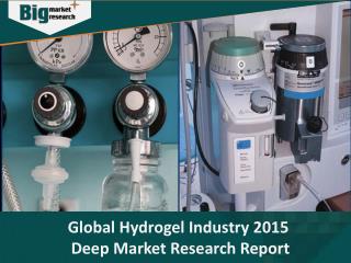 Global Hydrogel Industry 2015 Deep Market Research Report
