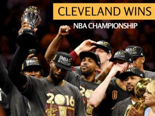 Cleveland wins NBA championship