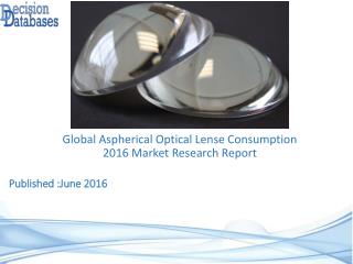 Aspherical Lense Consumption Market : International Industry Analysis