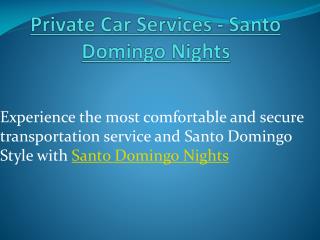 Private Car Services