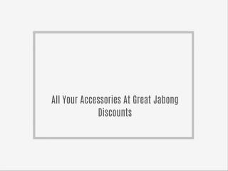 All Your Accessories At Great Jabong Discounts