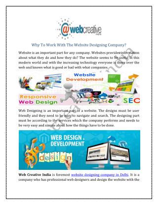 Best Website Designing Company in Delhi, India
