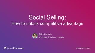 How to unlock competitive advantage in social selling