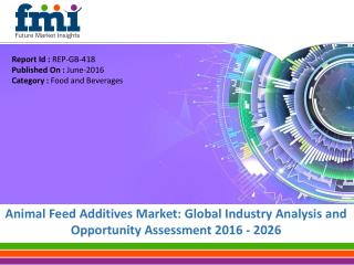 Valuation of Animal Feed Additives Market to reach US$ 18.75 Bn by 2026