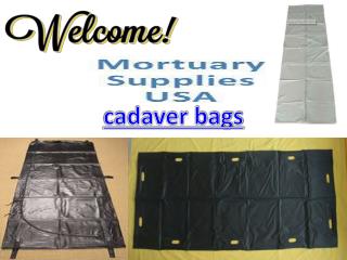 Find High Quality cadaver Bags at Mortuary supplies Online Store