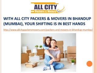 Packers and Movers in Bhandup (Mumbai) - All City Packers and Movers®