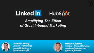 Amplifying the effect of great inbound marketing