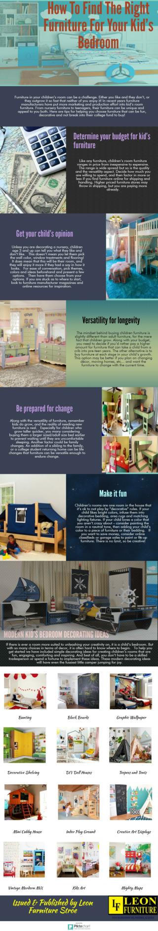 How To Find The Right Furniture For Your Kid’s Bedroom