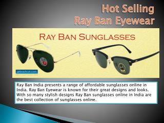 Get Ray Ban Sunglasses at GKB Opticals
