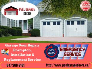 Garage Door Repair Brampton, Installation & Replacement Service