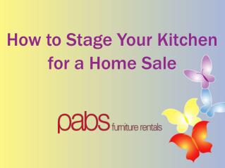 How to Stage Your Kitchen for a Home Sale