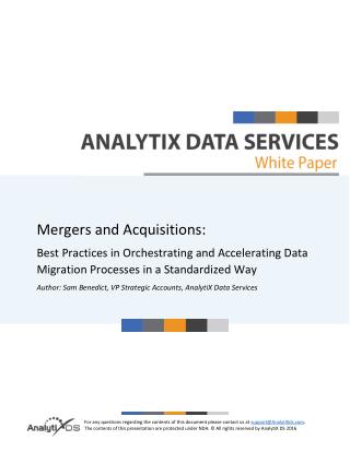 Merger and Acquisition Integration