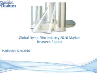 Global Nylon Film Industry Share and 2021 Forecasts Analysis
