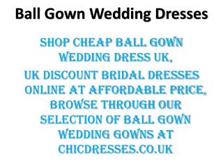 Ball Gown Wedding Dresses UK