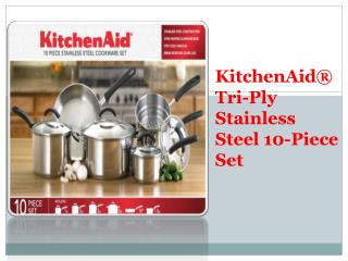 KitchenAid® Stainless Steel Cookware Set