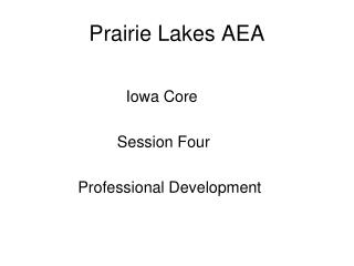 Prairie Lakes AEA