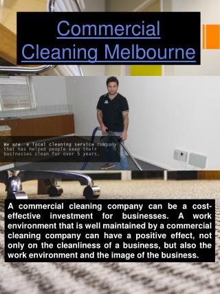 Commercial Cleaning Services Melbourne