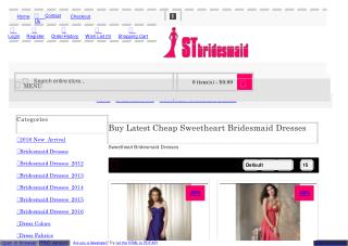 Cheap Sweetheart Bridesmaid Dresses Under 100