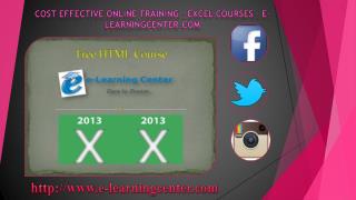 Online Training – Excel Courses - e-learningcenter.com