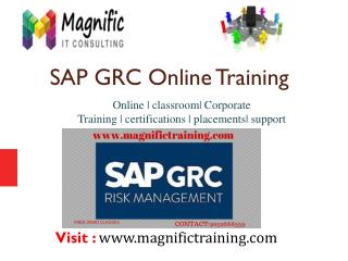 SAP GRC 10.1 ONLINE TRAINING