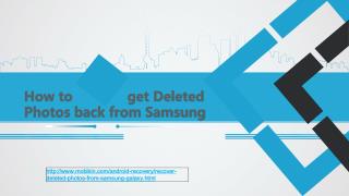 How to get deleted photos back from samsung