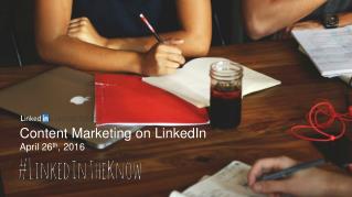 Content Marketing on LinkedIn