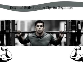 Essential Body Building Tips for Beginners