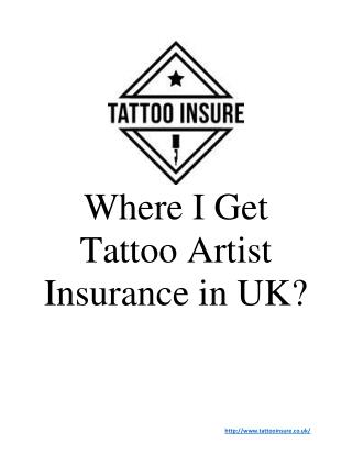 Tattoo Shop Insurance