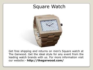 Designer Wood Watch