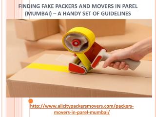 All City Packers And Movers Parel (Mumbai): A Truly Professional Service