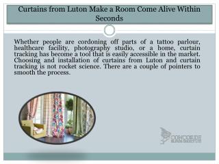 Curtains from Luton Make a Room Come Alive Within Seconds