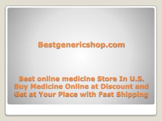 Buy Medicine Online - Bestgenericshop