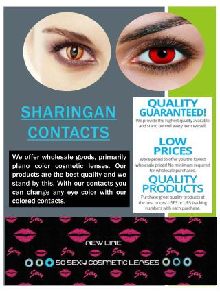 Sharingan Contacts
