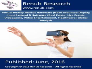 Global Virtual Reality Market - Renub Research