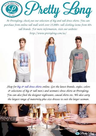 Big and Tall Dress Shirts