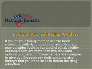 Know More About of Prescription Drug Rehab Centers
