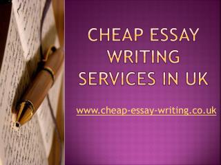 Assignment Writing Services | Cheap Essay Writing UK