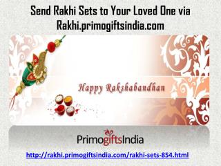 Buy Fabulous Rakhi Sets Online with great ease at rakhi.primogiftsindia.com!!