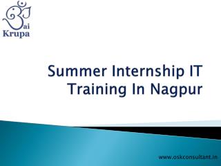 Summer Internship IT Training In Nagpur