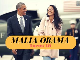 Malia Obama turns 18