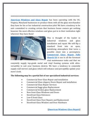 Hire Professional Glass Repair Specialists at your Doorstep